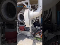5000KG με γκάζι περιστροφικός βιομηχανικός λειώνοντας φούρνος αργιλίου για την παραγωγή πλινθωμάτων