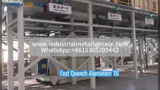 Αλουμίνιο T6 Fast Quenching Drop Furnace | Γρήγορο σβήσιμο + Ενσωματωμένη θεραπεία διαλύματος