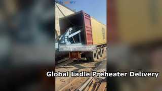 Wondery Gas-fired Ladle Preheaters Αποστολή: Φόρτωση σε κοντέινερ για παγκόσμια παράδοση