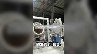 Υδραυλικός Κλίβανος Τήξης Αλουμινίου Αερίου | Αποτελεσματική χύτευση ράβδων αλουμινίου για χυτήριο μετάλλων