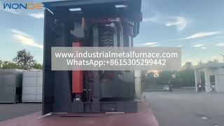 Φούρνος τήξης αλουμινίου 1500kg με KGPS Power & Hydraulic Cover – Βίντεο αποστολής