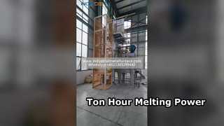 Κλίβανος τήξης αλουμινίου συνεχούς αερίου 5 τόνους/ώρα | Για τη βιομηχανία ράβδων αλουμινίου και χύτευσης