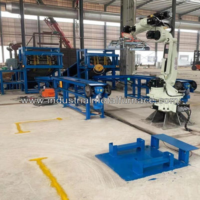 Αγορά 6.5kg αυτόματη μηχανή συσσώρευσης πλινθωμάτων αργιλίου με το ρομπότ 1200mm Siemens διαδικτυακή κατασκευή