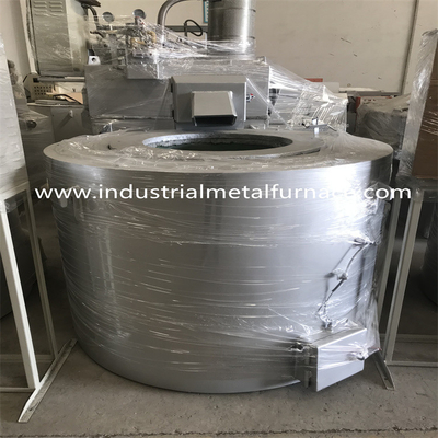 Αγορά 400kg Zamak 5 στάσιμος τύπος λειώνοντας φούρνων φυσικού αερίου ρίψεων κύβων αλουμινίου χοανών online manufacture