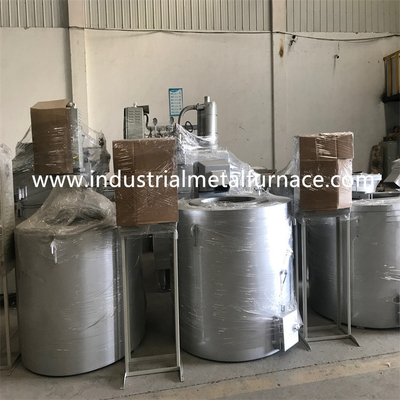 Αγορά 500kg/H 1000KG που γέρνει τη βιομηχανική επαγωγή τήξης αργιλίου φούρνων τήξης μετάλλων online manufacture