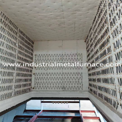 Βιομηχανικός ηλεκτρικός φούρνος δαπέδων τζακιού βαγονέτων κατώτατων φούρνων αυτοκινήτων θερμικής επεξεργασίας αντίστασης 70KW