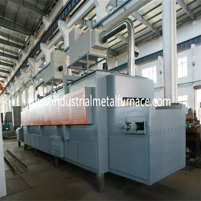 με γκάζι ισχυρός αντι κλονισμός 150KW δαπέδων τζακιού βαγονέτων φούρνων θερμικής επεξεργασίας 1.5×1x1m