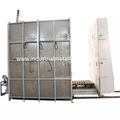 Ηλεκτρικός μετριάζοντας φούρνος 2000×900×600mm θερμικής επεξεργασίας δαπέδων τζακιού βαγονέτων