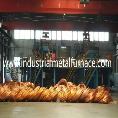 Ηλεκτρικός φούρνος χύτευσης με κλίση 400KW Εξοπλισμός τήξης με επαγωγή για χαλκό με ψύξη αέρα
