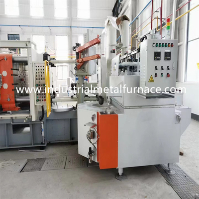 500kg με γκάζι διαδικασία 660℃ ρίψεων κύβων φούρνων εκμετάλλευσης αργιλίου λιμνών